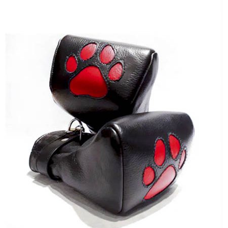 Leather Puppy Mitts