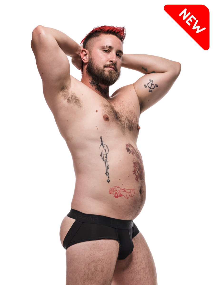 Bamboo Hybrid Jock - Black
