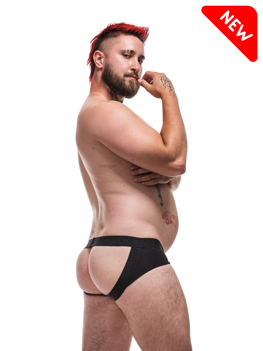 Bamboo Hybrid Jock - Black – Image 3
