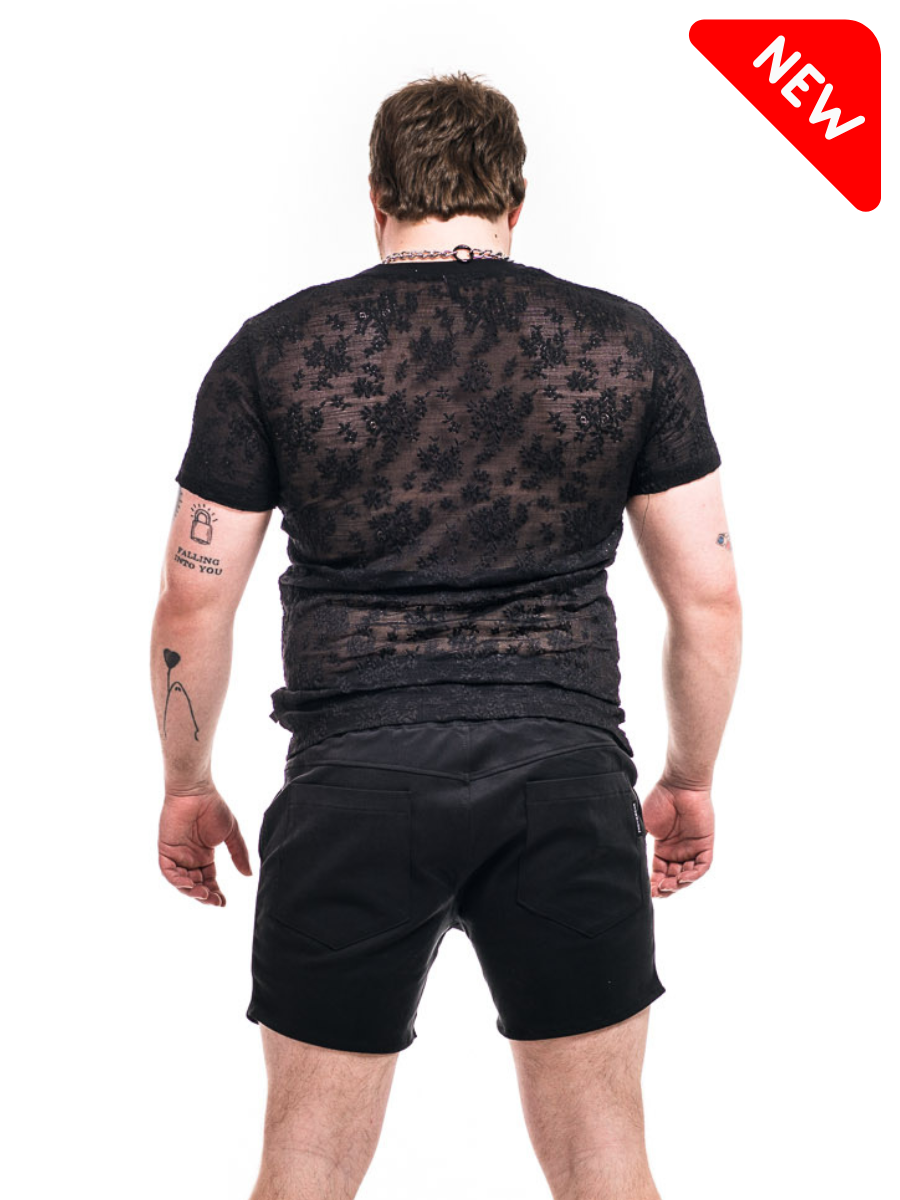 Floral Mesh T-Shirt – Image 2