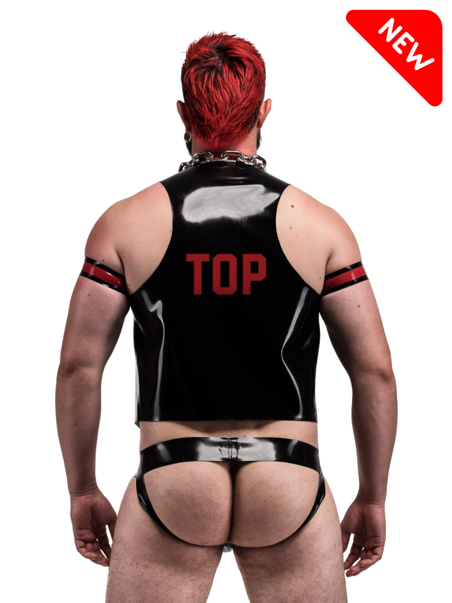 Latex Pecto Vest - Lettering (3-5)