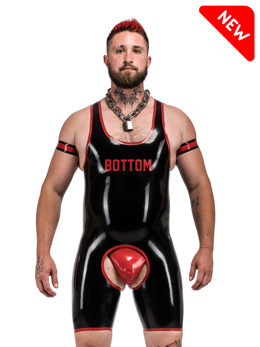 Latex Open Singlet - Lettering (6-9 letters)