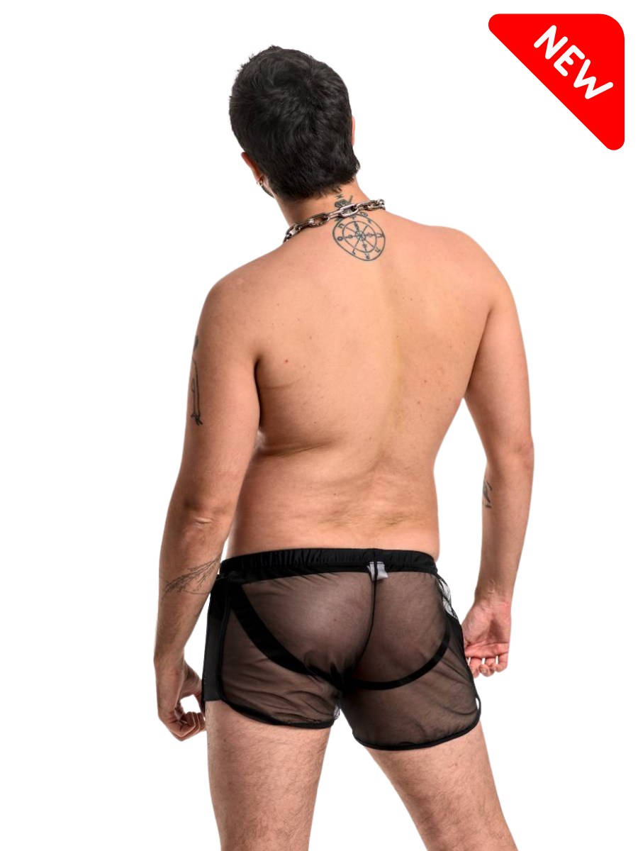 75's Mesh Shorts - Black – Image 2